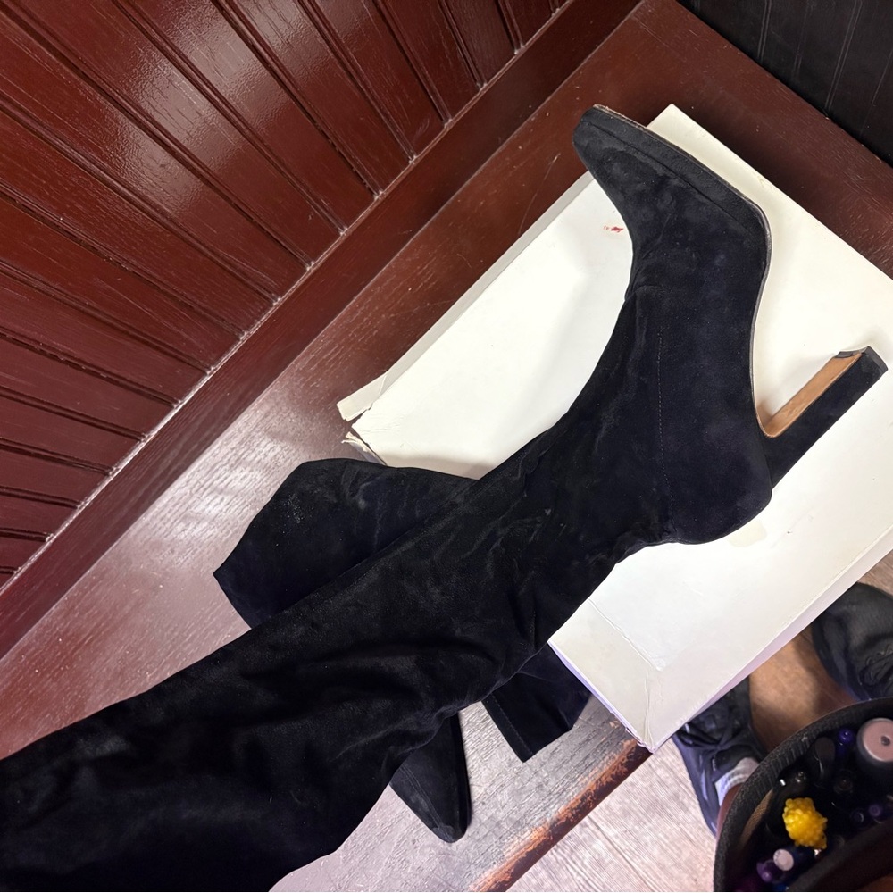 BCBG Black Heeled Boots